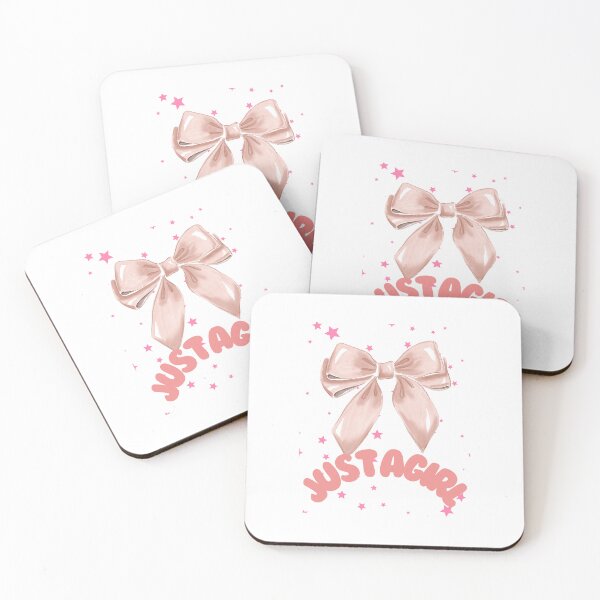 Item preview, Just a Girl Coquette Bow | Pink Girly Aesthetic Design designed and sold by AshandAura.