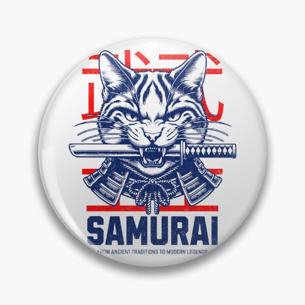 Item preview, Cat Samurai Warrior Spirit designed and sold by Master_Reed.