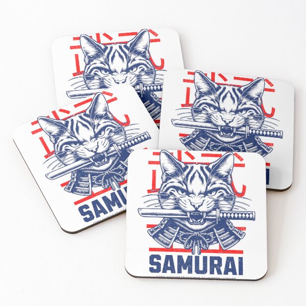 Item preview, Cat Samurai Warrior Spirit designed and sold by Master_Reed.
