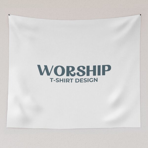 Item preview, Worship minimalist Christian design designed and sold by Luz y Estilo.
