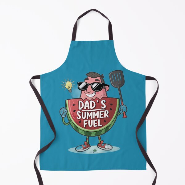 Item preview, Dad's summer fuel apron designed and sold by choumilanais.