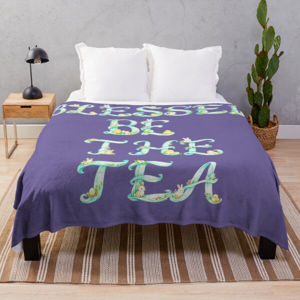 Item preview, ☕ BLESSED BE THE TEA ☕- EASTER PASTEL SCRIPT VERSION designed and sold by WheelieGdArt.
