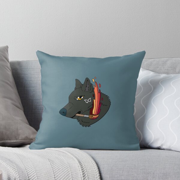 Item preview, Paint Brush Wolf: ADHD Flag designed and sold by ThatWeirdWerewolf .
