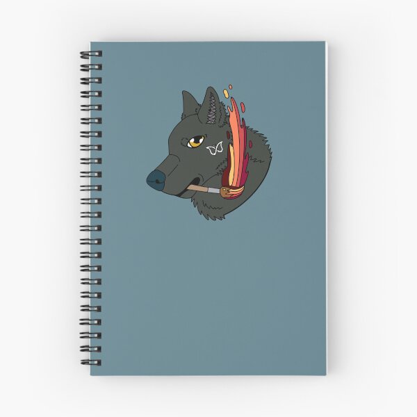 Item preview, Paint Brush Wolf: ADHD Flag designed and sold by ThatWeirdWerewolf .