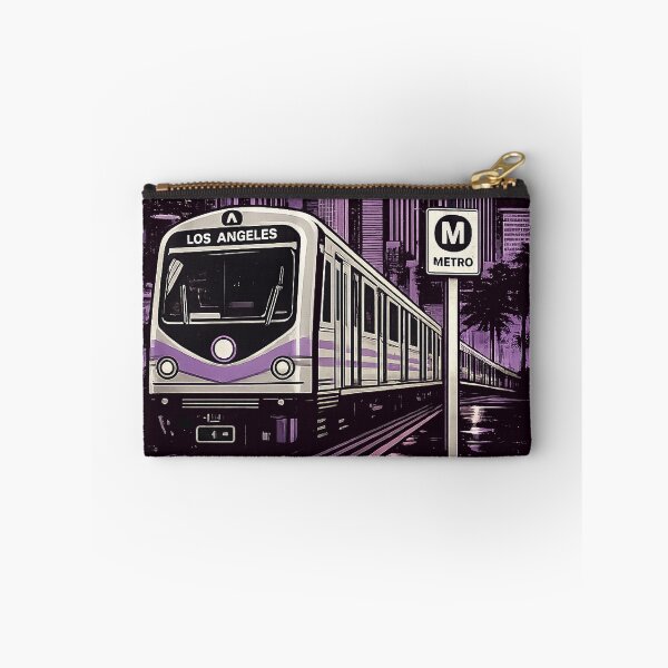 Item preview, Ride The D Los Angeles Metro Line Retro Vaporwave designed and sold by eonvisuals.