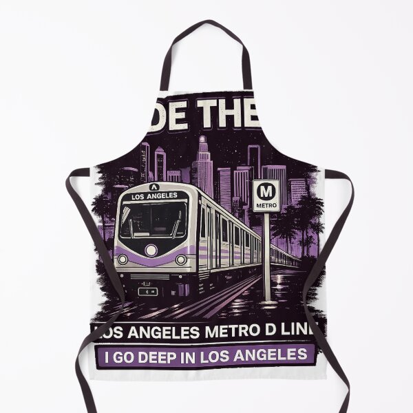 Item preview, Ride The D Los Angeles Metro Line Retro Vaporwave designed and sold by eonvisuals.