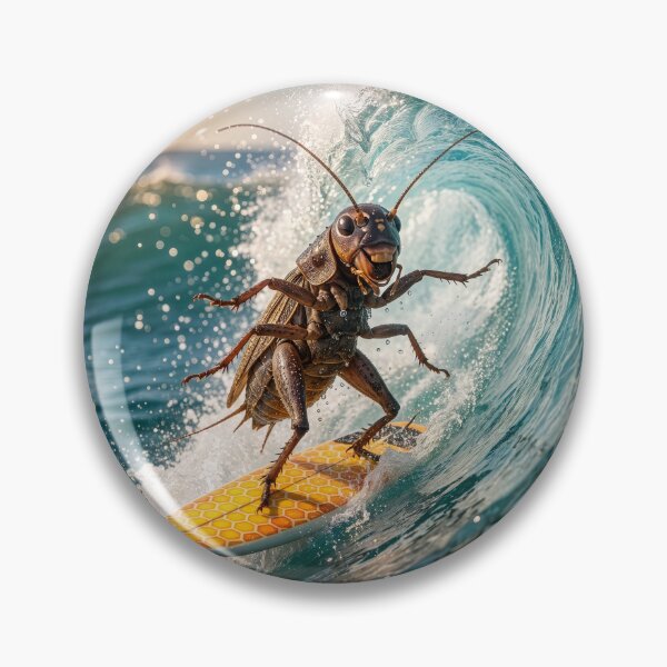 Item preview, Cricket Surfer Feels the Stoke designed and sold by Tridentulus.