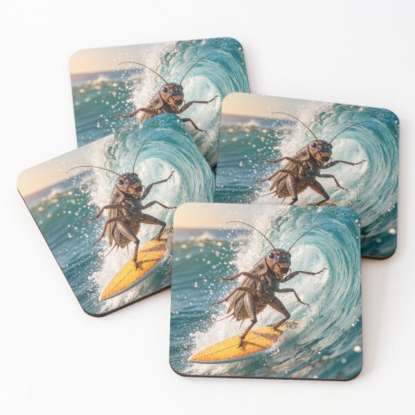 Item preview, Cricket Surfer Feels the Stoke designed and sold by Tridentulus.