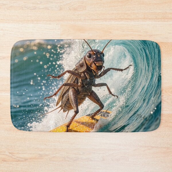 Item preview, Cricket Surfer Feels the Stoke designed and sold by Tridentulus.