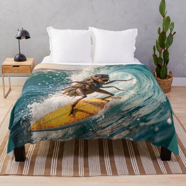 Item preview, Cricket Surfer Feels the Stoke designed and sold by Tridentulus.
