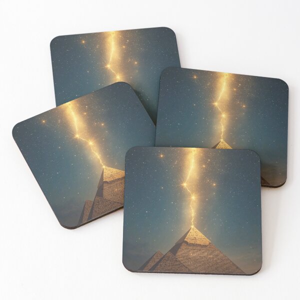 Item preview, Cosmic Energy Above Egyptian Pyramids designed and sold by Kemet Aura.