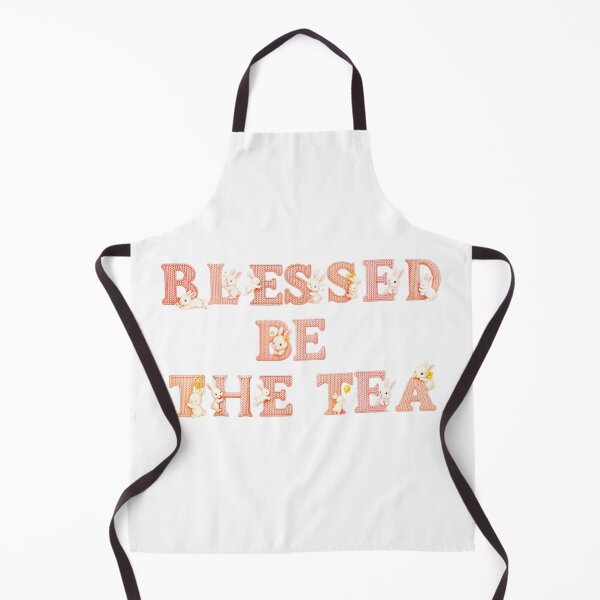 Item preview, ☕ BLESSED BE THE TEA ☕- KNITTED BUNNY VERSION designed and sold by WheelieGdArt.