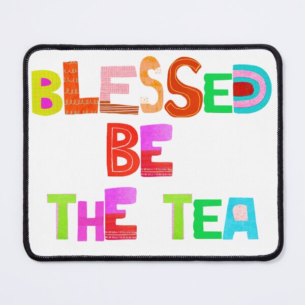Item preview, ☕ BLESSED BE THE TEA ☕- PATCHWORK POP ART VERSION designed and sold by WheelieGdArt.