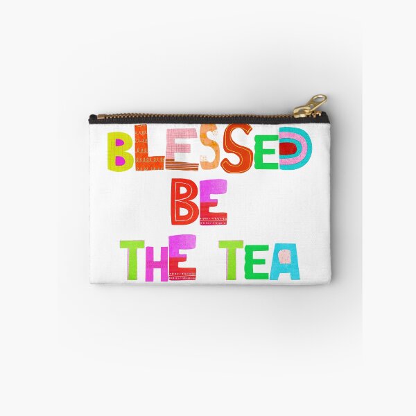 Item preview, ☕ BLESSED BE THE TEA ☕- PATCHWORK  POP ART VERSION designed and sold by WheelieGdArt.