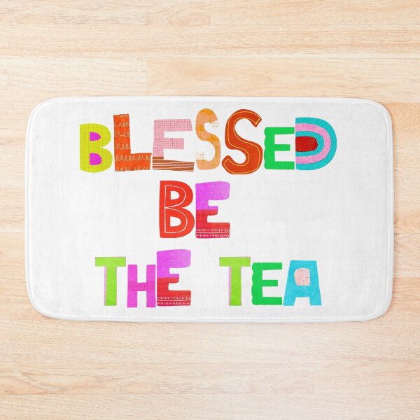 Item preview, ☕ BLESSED BE THE TEA ☕- PATCHWORK  POP ART VERSION designed and sold by WheelieGdArt.