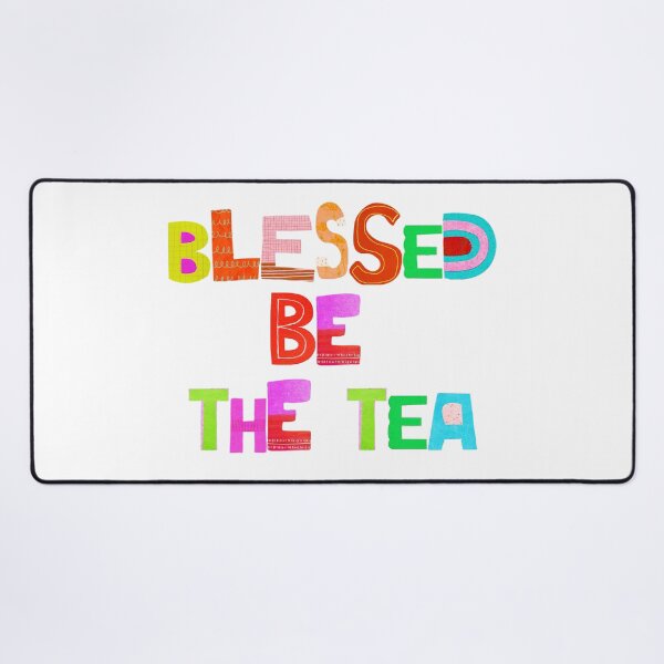 Item preview, ☕ BLESSED BE THE TEA ☕- PATCHWORK POP ART VERSION designed and sold by WheelieGdArt.
