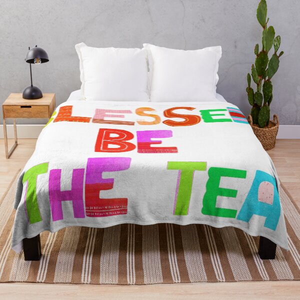 Item preview, ☕ BLESSED BE THE TEA ☕- PATCHWORK  POP ART VERSION designed and sold by WheelieGdArt.