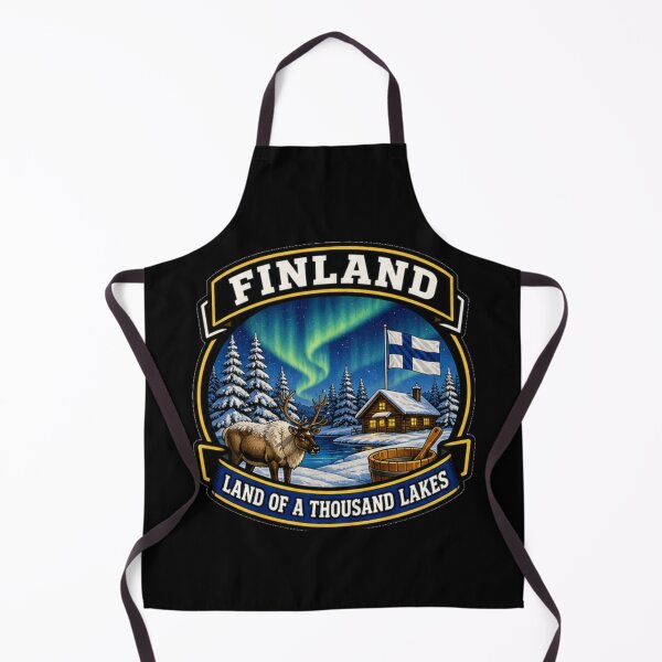 Item preview, Finland – Land of Northern Lights designed and sold by GnuArt.