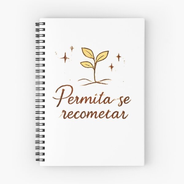 Artikelvorschau, Permita-se Recomeçar | Erlauben Sie sich einen Neustart | Motivierende minimalistische Frase entworfen und verkauft von MotivArtes.
