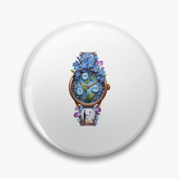 Item preview, Golden Watch Celestial Wedding Illustration designed and sold by AbanoubStore.