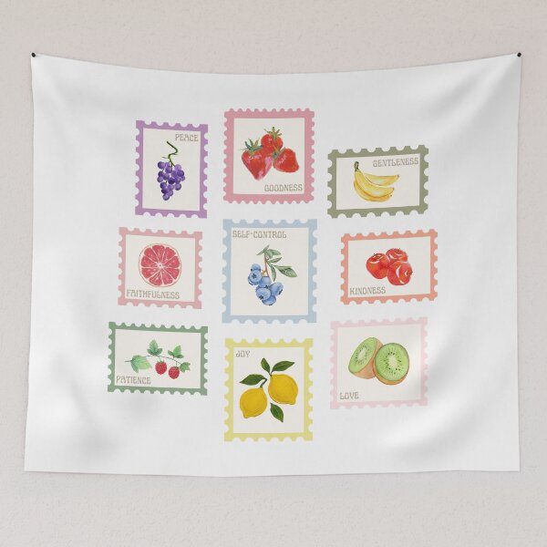 Item preview, Fruits of the Spirit Poststamps designed and sold by Ash Tree Designs.