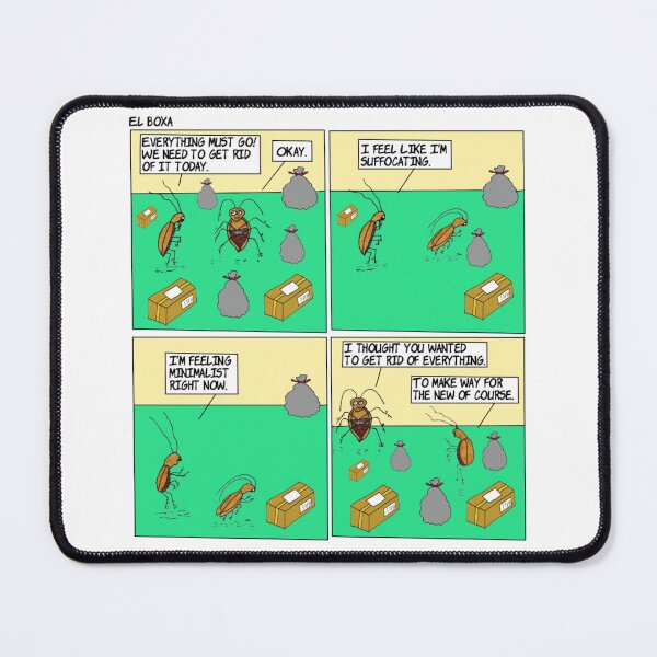 Item preview, Everything Must Go | Humor Minimalist Hoarder Webcomic | El Boxa designed and sold by ElBoxa.
