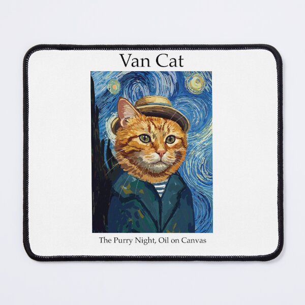 Item preview, Cat Starry Night designed and sold by PaigePolyArt.