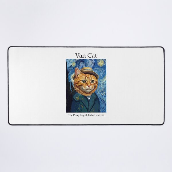 Item preview, Cat Starry Night designed and sold by PaigePolyArt.