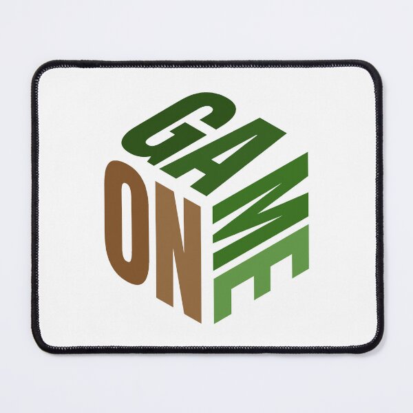 Item preview, GAME ON 3D Isometric Pixel Cube | Earth-Block Inspired Gaming Voxel Art designed and sold by PryntedLabs.