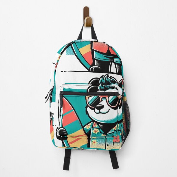 Item preview, Surfing Panda Bear designed and sold by Retro@nimals.