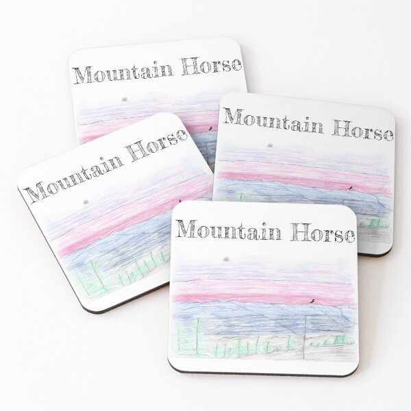 Item preview, Mountain Horse | Drawing Illustration | El Boxa designed and sold by ElBoxa.