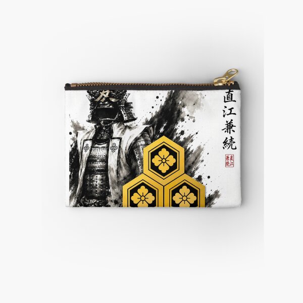 Item preview, Naoe Kanetsugu Japanese Samurai Kamon Gold Family Crest Art designed and sold by Japan-Ink-Art.