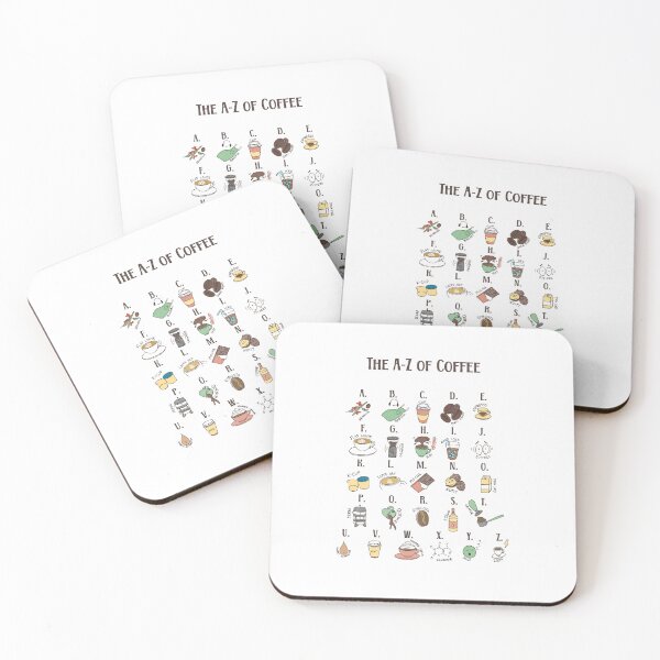 Item preview, A-Z of Coffee designed and sold by PaigePolyArt.
