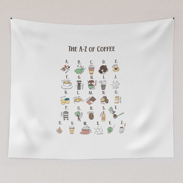 Item preview, A-Z of Coffee designed and sold by PaigePolyArt.