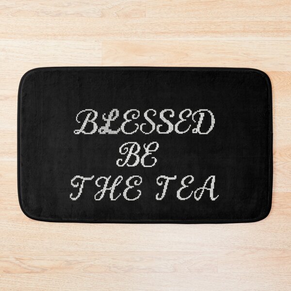 Item preview, ☕ BLESSED BE THE TEA ☕- CROSS-STITCH  LACE VERSION designed and sold by WheelieGdArt.