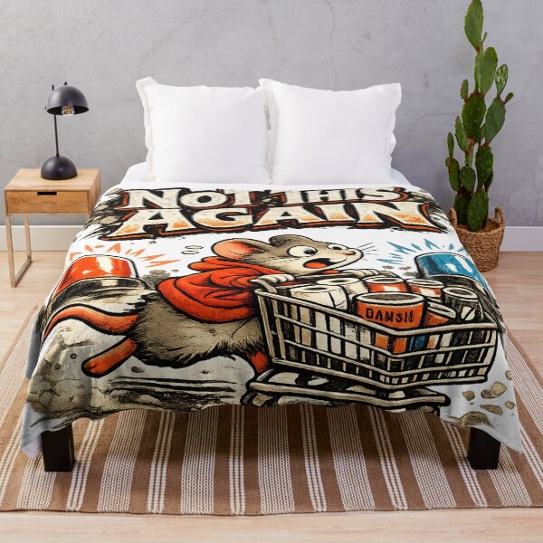 Item preview, Funny Hantavirus Panic Mouse Not This Again Retro Cartoon Art designed and sold by eonvisuals.