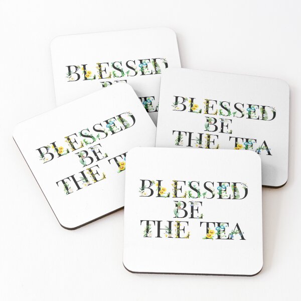 Item preview, ☕ BLESSED BE THE TEA ☕- DARK BOTANICAL SHADOW VERSION designed and sold by WheelieGdArt.