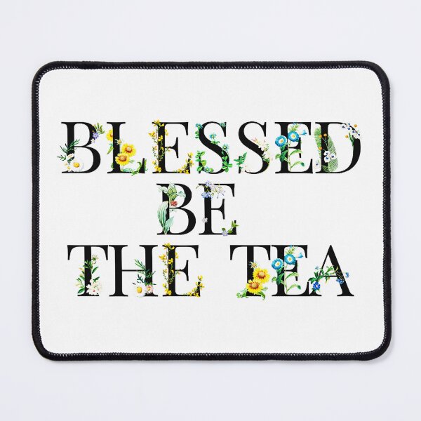 Item preview, ☕ BLESSED BE THE TEA ☕- DARK BOTANICAL SHADOW VERSION designed and sold by WheelieGdArt.