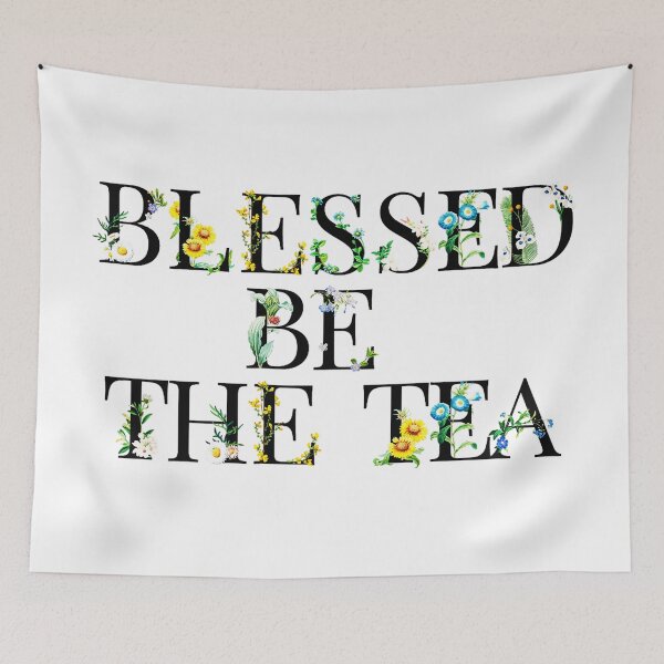 Item preview, ☕ BLESSED BE THE TEA ☕- DARK BOTANICAL SHADOW VERSION designed and sold by WheelieGdArt.