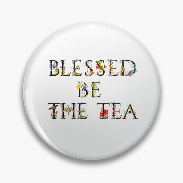 Item preview, ☕ BLESSED BE THE TEA ☕- ENCHANTED GOSSIP GARDEN VERSION designed and sold by WheelieGdArt.