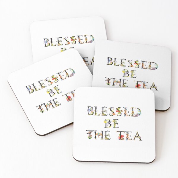 Item preview, ☕ BLESSED BE THE TEA ☕- ENCHANTED GOSSIP GARDEN VERSION designed and sold by WheelieGdArt.
