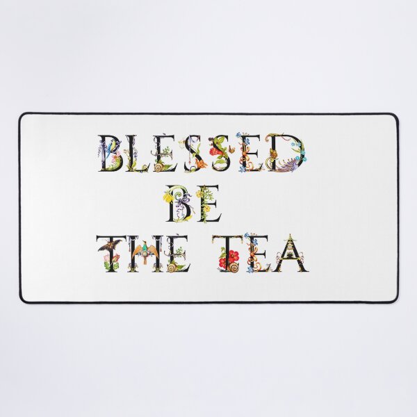 Item preview, ☕ BLESSED BE THE TEA ☕- ENCHANTED GOSSIP GARDEN VERSION designed and sold by WheelieGdArt.