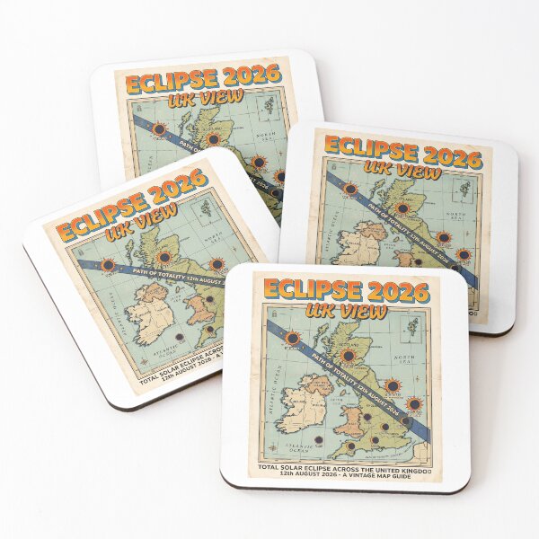Item preview, Eclipse 2026 UK View Map designed and sold by Mr-AShop.