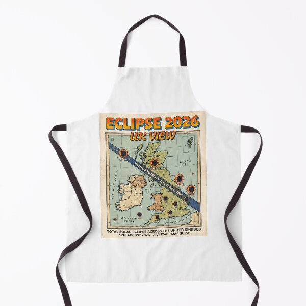 Item preview, Eclipse 2026 UK View Map designed and sold by Mr-AShop.
