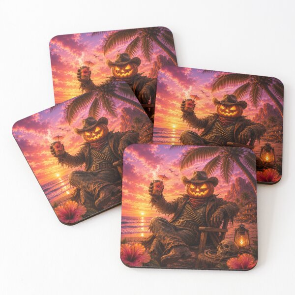 Item preview, Headless Horseman Outlaw Sunset - Western Halloween Fantasy Art designed and sold by TheHorsemanRidesAgain.