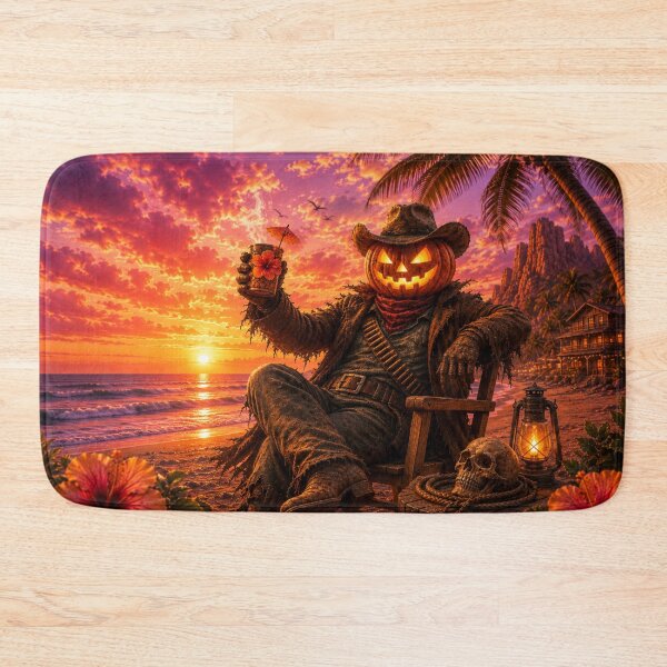 Item preview, Headless Horseman Outlaw Sunset - Western Halloween Fantasy Art designed and sold by TheHorsemanRidesAgain.