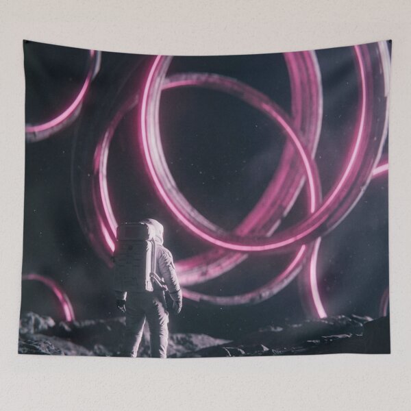 Item preview, Traveler of the Neon Rings designed and sold by Archive Studio.