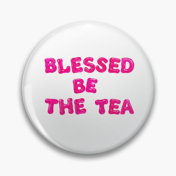 Item preview, ☕ BLESSED BE THE TEA ☕- HOT PINK BUBBLE VERSION designed and sold by WheelieGdArt.
