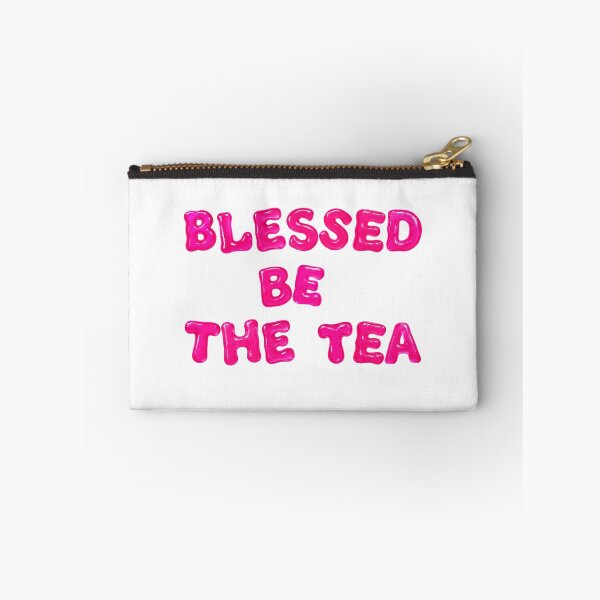 Item preview, ☕ BLESSED BE THE TEA ☕- HOT PINK BUBBLE VERSION designed and sold by WheelieGdArt.