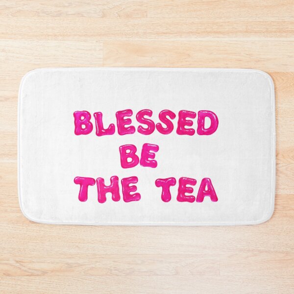 Item preview, ☕ BLESSED BE THE TEA ☕- HOT PINK BUBBLE VERSION designed and sold by WheelieGdArt.